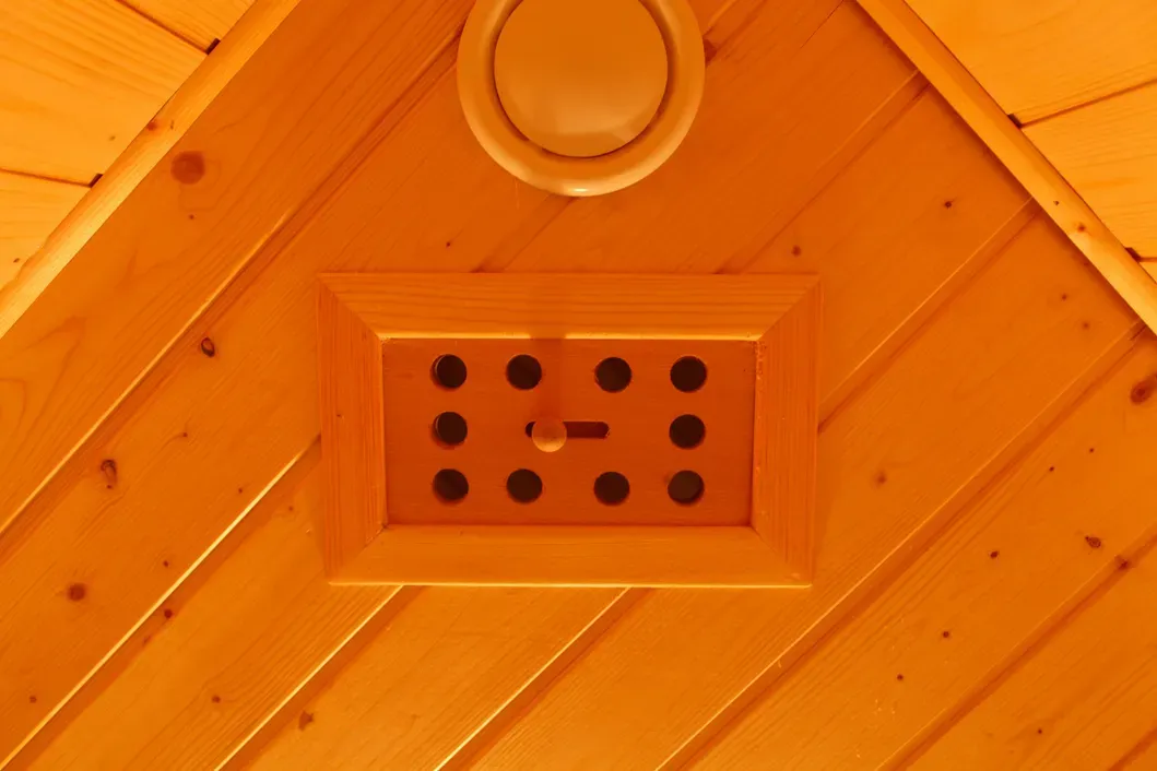 Phòng xông hơi gỗ cho 2 người xông hơi hồng ngoại