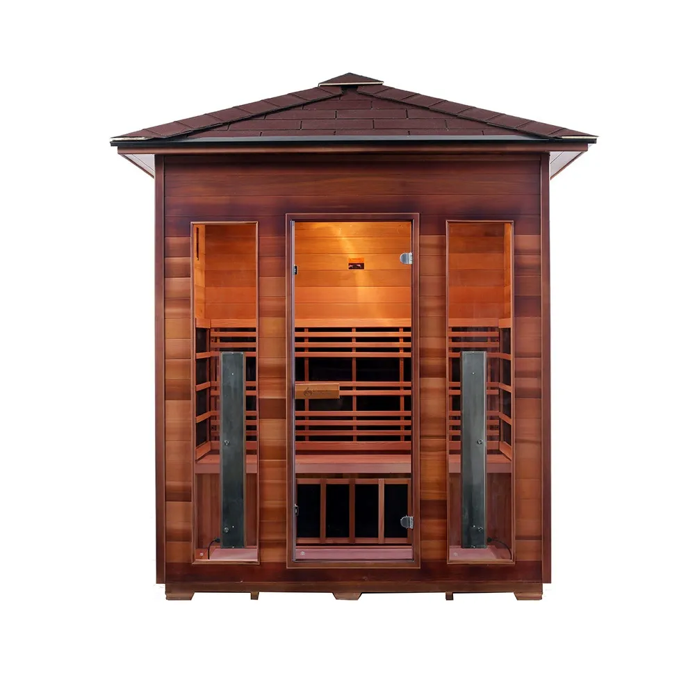 Phòng xông hơi hồng ngoại xa ngoài trời Red Cedar