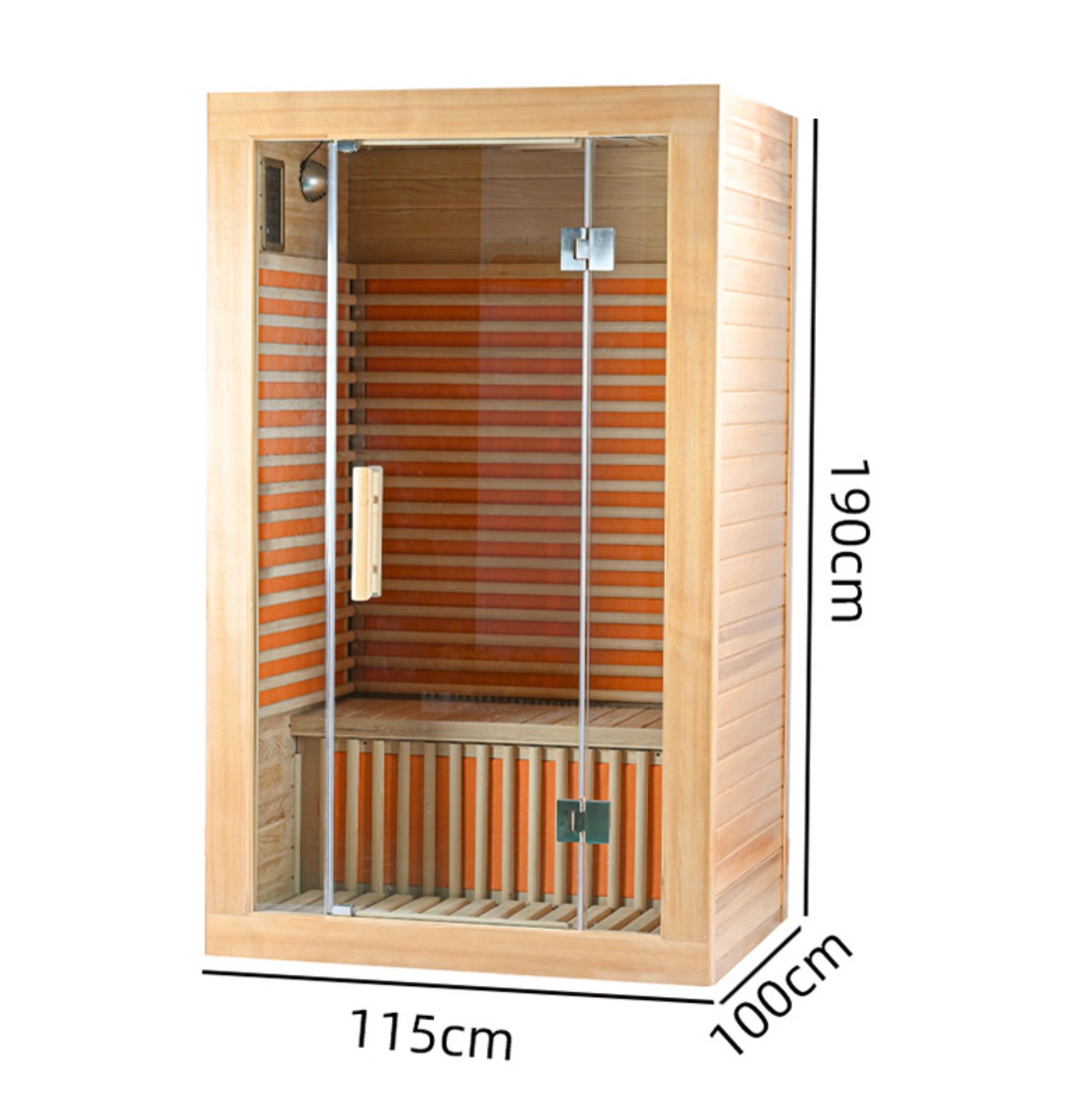 Phòng xông hơi 1-2 người Phòng xông hơi hồng ngoại xa Hemlock